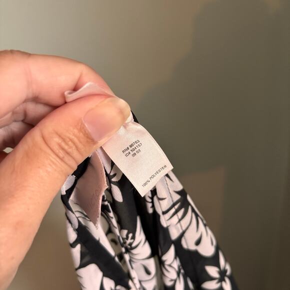 Victoria's Secret Sheer Swim Cover Up Tie Front Tropical Pants - Picture 2 of 6